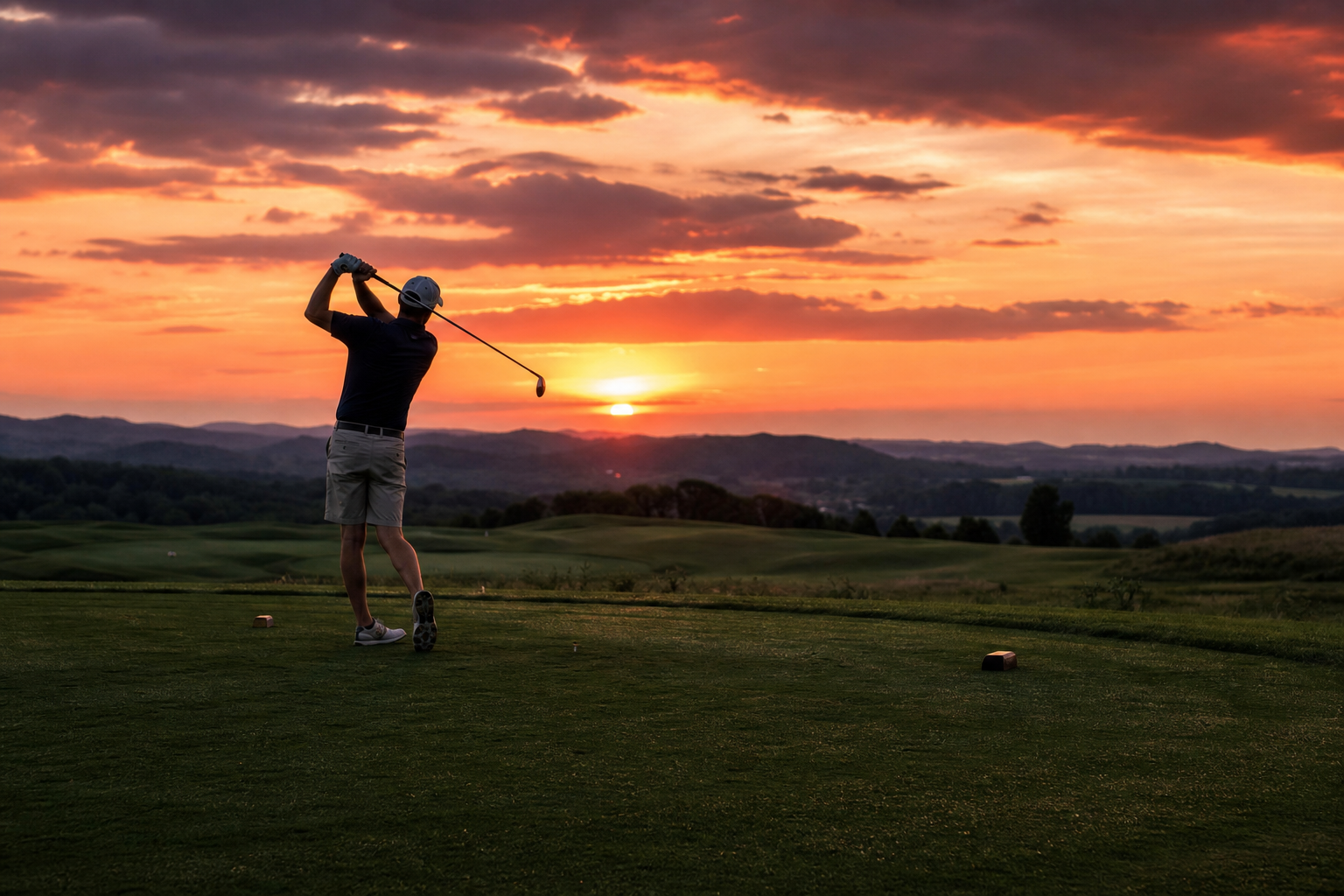 Simple Gradient Golf Outing
